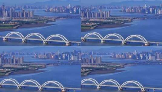 杭州滨海城市高清在线视频素材下载