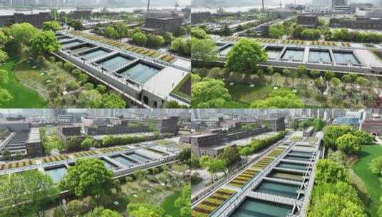 上海杨浦水厂自来水科技馆高清在线视频素材下载