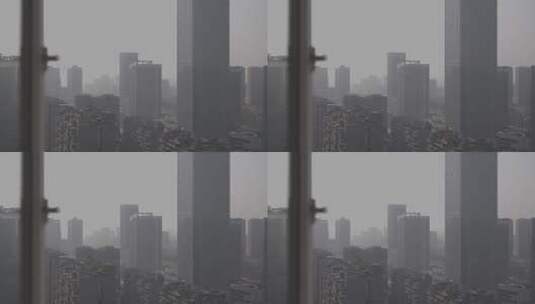 城市与窗外 (3)高清在线视频素材下载