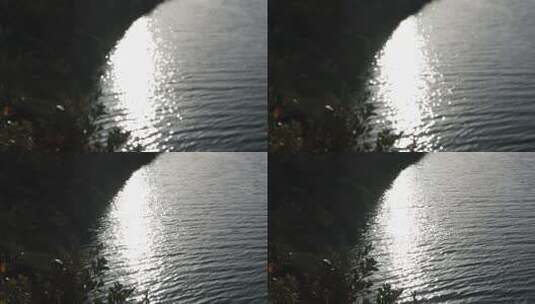千岛湖 湖面 逆光湖面 湖水 湖高清在线视频素材下载
