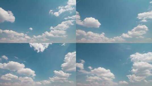 蓝天白云云朵天空实拍高清在线视频素材下载