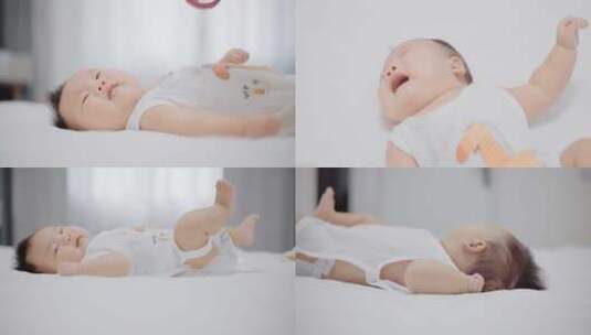 婴儿 婴儿笑容高清在线视频素材下载