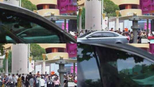 静安寺 人流 景点 十一 国庆高清在线视频素材下载