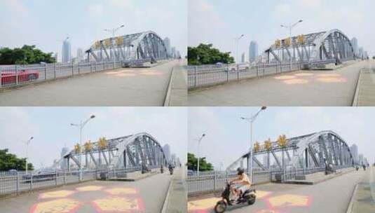 广州 海珠桥高清在线视频素材下载
