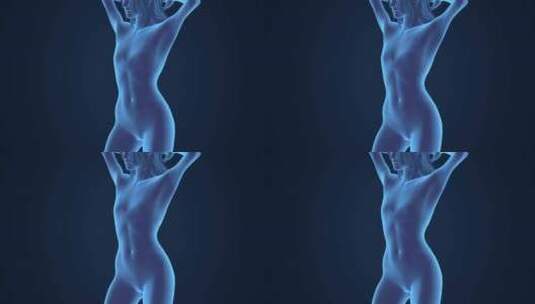 3D丰胸动画医美美胸视频素材女人带内衣高清在线视频素材下载