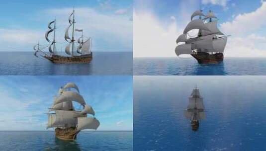 古船航海 航海高清在线视频素材下载
