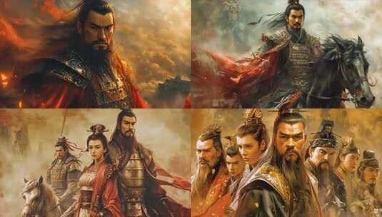 中国古代将士 沙场点兵 攻城略地 三国志高清在线视频素材下载