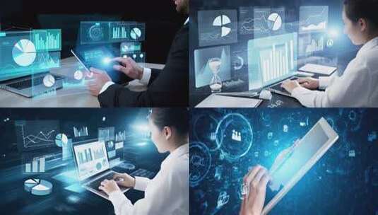 智慧科技数字化商务办公ai素材原创高清在线视频素材下载