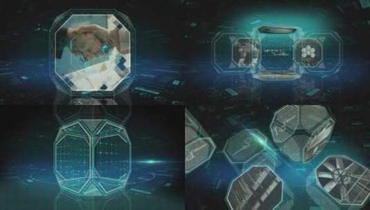 3D数字幻觉幻灯片活动宣传AE模板高清AE视频素材下载