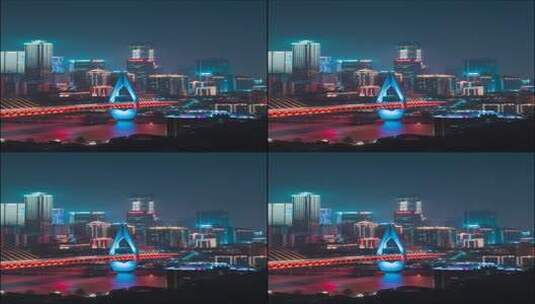 重庆_东水门长江大桥_重庆都市_山水重庆高清在线视频素材下载