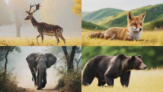 野生动物生态场景集锦高清在线视频素材下载