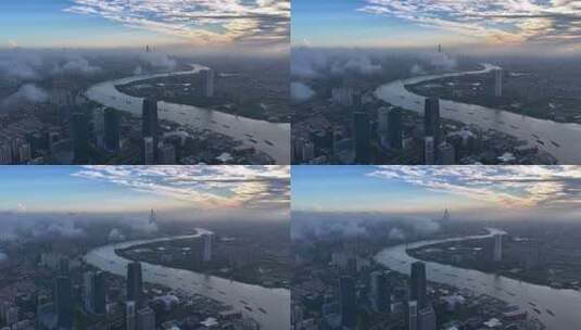 上海徐汇西岸高清在线视频素材下载