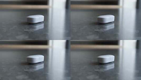 白色电子设备微距特写高清在线视频素材下载