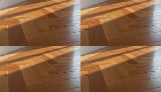 室内木地板光影特写素材高清在线视频素材下载