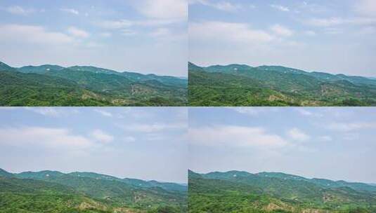 8K河南信阳鸡公山山脉航拍延时高清在线视频素材下载