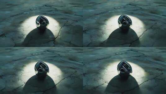 地面上的金属特写高清在线视频素材下载