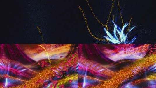 粒子光效led背景视频高清在线视频素材下载