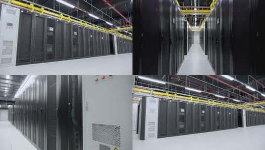 机房，数据库，计算机房，云计算，数据中心高清在线视频素材下载