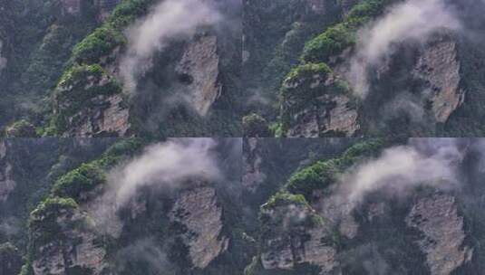 湖南张家界武陵源杨家界风景区高清在线视频素材下载
