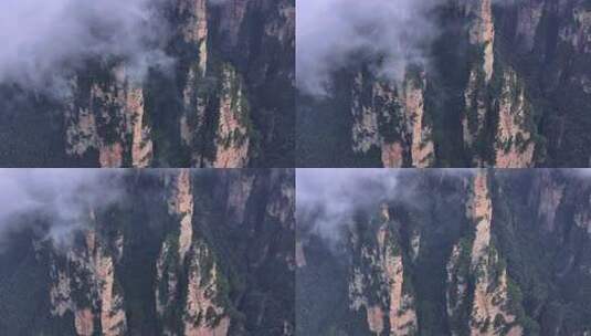湖南张家界武陵源杨家界风景区高清在线视频素材下载