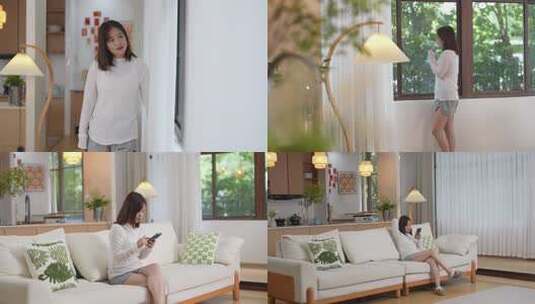 居家休闲美好生活高清在线视频素材下载