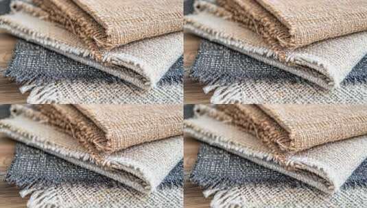 多款纺织布料特写高清在线视频素材下载