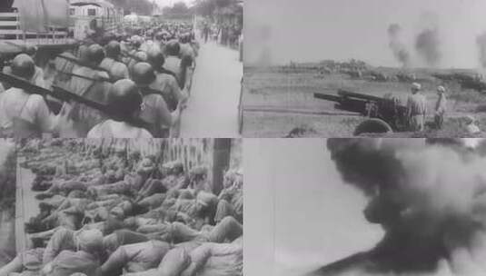 解放战争解放军战斗高清在线视频素材下载