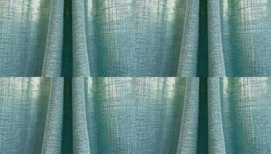 浅绿色布料纹理特写高清在线视频素材下载