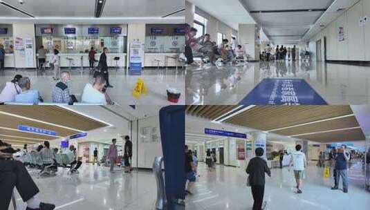 医院看病就医手术多组延时空镜高清在线视频素材下载