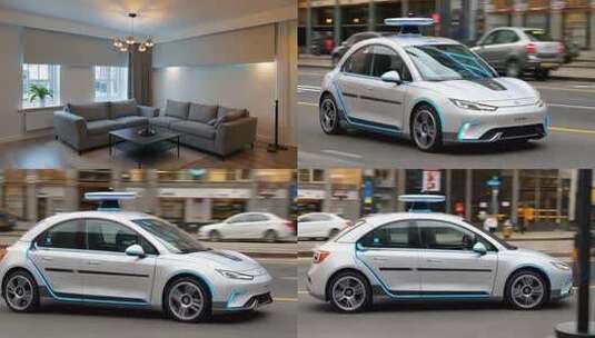 现代简约风格客厅室内场景高清在线视频素材下载