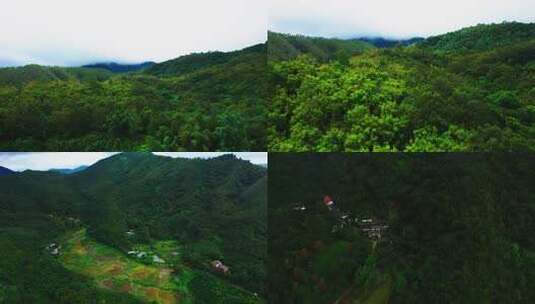 海南五指山风景航拍高清在线视频素材下载