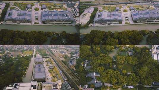 松江人文活动中心 醉白池高清在线视频素材下载