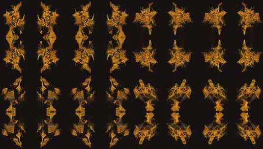 420 4K创意抽象奢华金色光影线条秀场背景高清在线视频素材下载