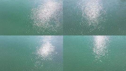 水面江面航拍高清在线视频素材下载