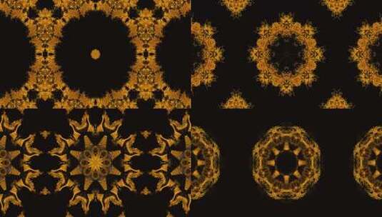 420 4K创意抽象奢华金色光影线条秀场万花筒高清在线视频素材下载