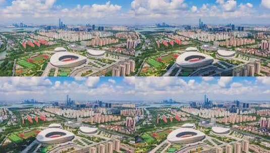 苏州城市航拍延时高清在线视频素材下载