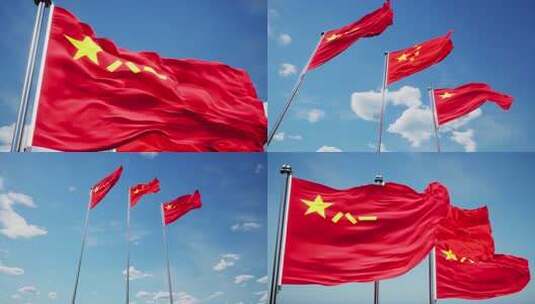 军旗八一军旗建军节高清在线视频素材下载