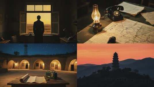 延安红色文化高清在线视频素材下载