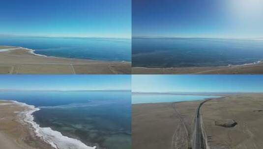 冬季青海湖高清在线视频素材下载