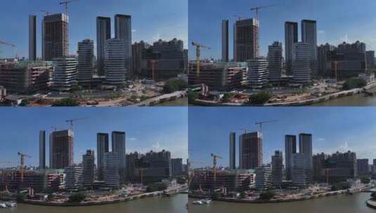 广东省广州市荔湾白鹅潭万象城高清在线视频素材下载