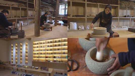 非遗藏香文化及制作过程高清在线视频素材下载