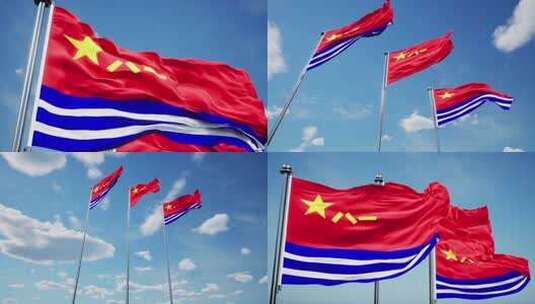 4k海军军旗高清在线视频素材下载