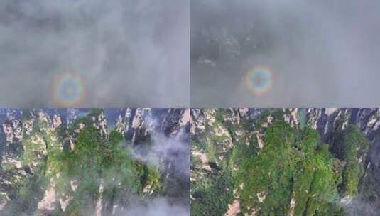 湖南张家界武陵源杨家界风景区高清在线视频素材下载