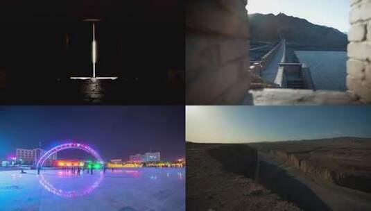 长城自然风光远眺高清在线视频素材下载