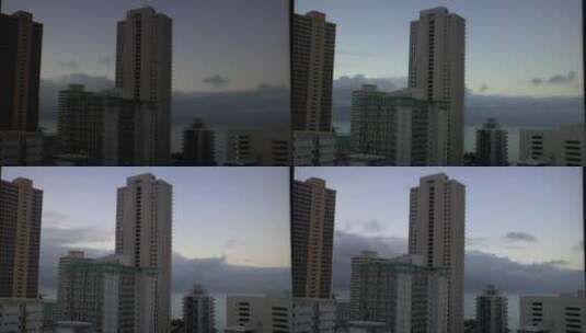 城市云层延时景观高清在线视频素材下载