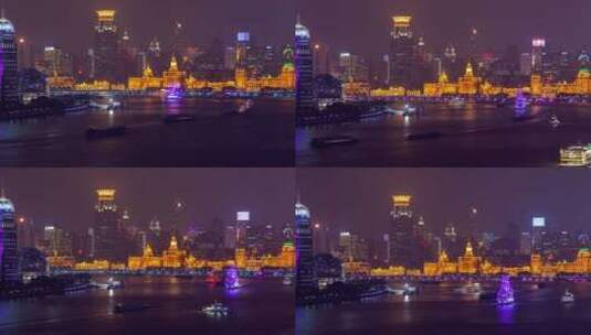 上海外滩城市景观高清在线视频素材下载