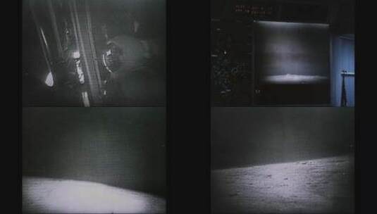 宇航员在月球上行走高清在线视频素材下载