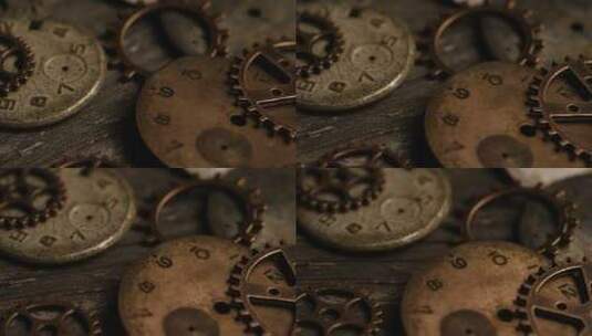 古董手表的旋转素材拍摄高清在线视频素材下载