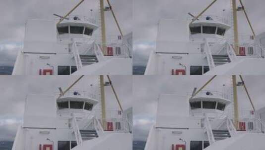 峡湾雷达船高清在线视频素材下载