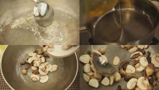 【镜头合集】起锅烧油热锅凉油  (2)高清在线视频素材下载